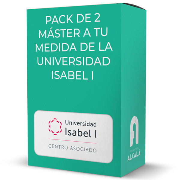 Pack de 2 Máster a tu medida de la Universidad Isabel I